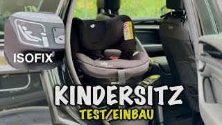 Joie i-Spin 360 E Thunder child car seat – ISOFIX installation explained 🚗 | Perfect for VW & Co.