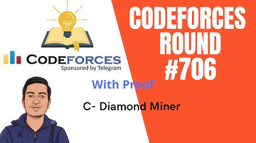 Codeforces  Round 706 | C - Diamond Miner explanation in Hindi