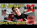 Sejarah & Fake Education AIR JORDAN 1 BANNED/BRED w/ review + on feet (Bahasa Indonesia)