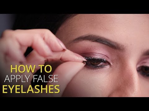 How To Apply False Eyelashes | DIY Beauty Tutorial