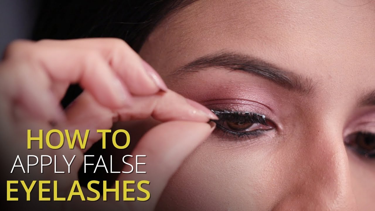 How To Apply False Eyelashes | DIY Beauty Tutorial beautycon