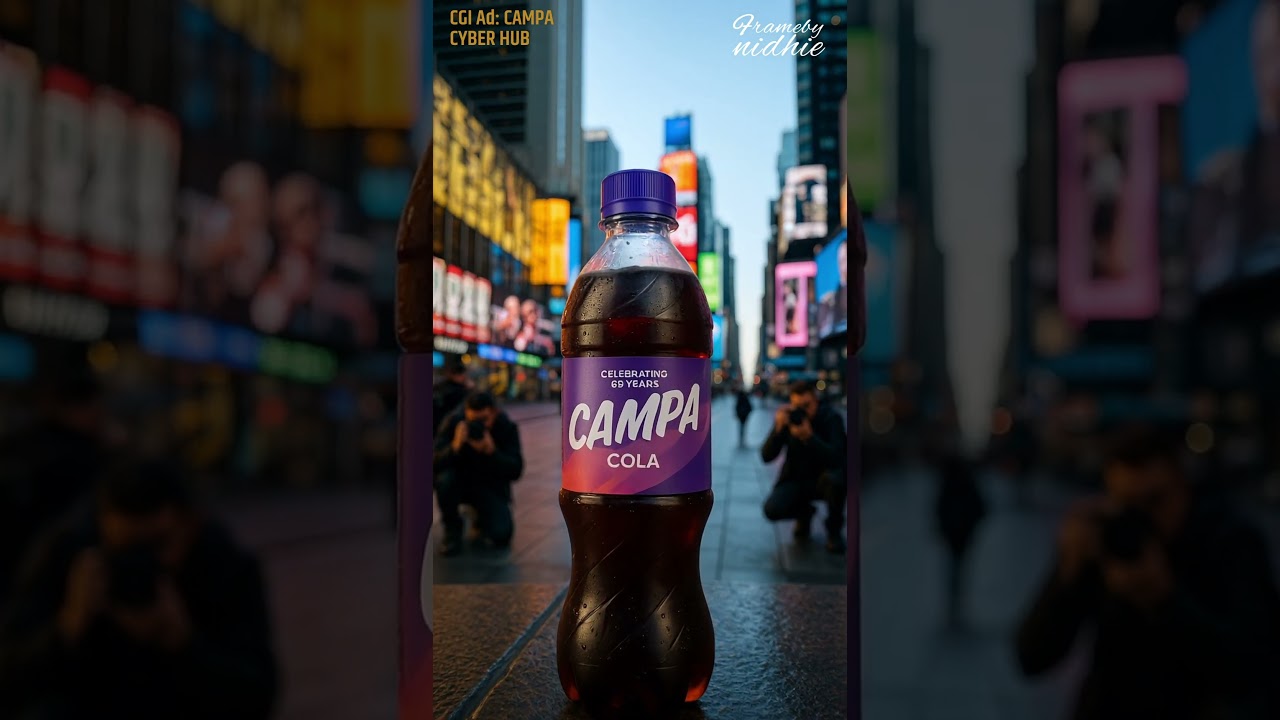 Campa Cola – Celebrating 68 Years | CGI Ad in Times Square