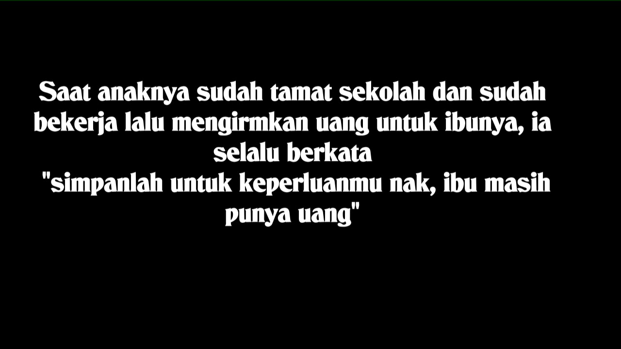 Kebohongan Seorang Ibu  inspirasi motivasihidup 