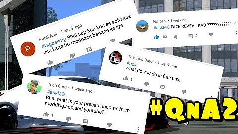 MODS KESE BANATA HU MAI? FACE REVEAL KAB?! QnA 2 | 100K Special