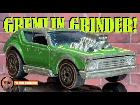 1975 Hot Wheels Redline AMC Gremlin Grinder Restoration #053