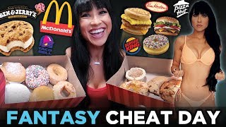 FAST FOOD CHEAT DAY | Donuts, Pizza, Ice Cream, Cookies \& MORE