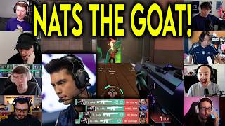 Valorant Streamers React To TL nAts CRAZY 4k Against Gentle Mates In VCT