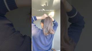 You Want A More Voluminous Ponytail?