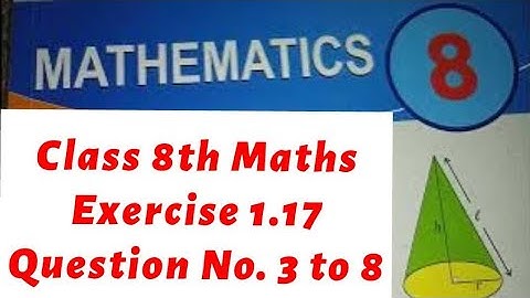 Class 8th Maths Exercise 1.17 Question 3,4,5,6,7,8 | Ratio, Rate and Proportion | New Syllabus | SNC