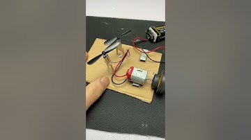 Dc motor to drone motor new power transfer #dcmotor #dcmotorproject #tech #science #experiment #diy