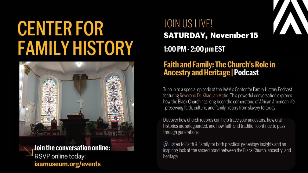 Faith and Family: The Church’s Role in Ancestry and Heritage