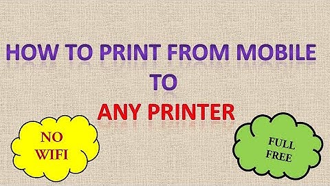 PRINT FROM ANY ANDROID MOBILE TO ANY PRINTER / COMPLETELY FREE / NO WIFI / NOKO PRINT APP