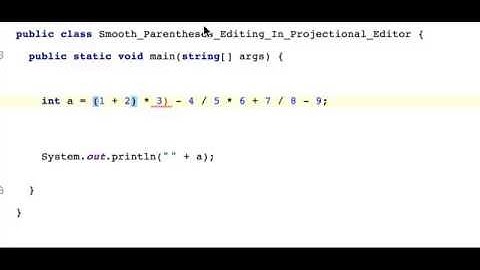Parentheses editing in MPS 3.1