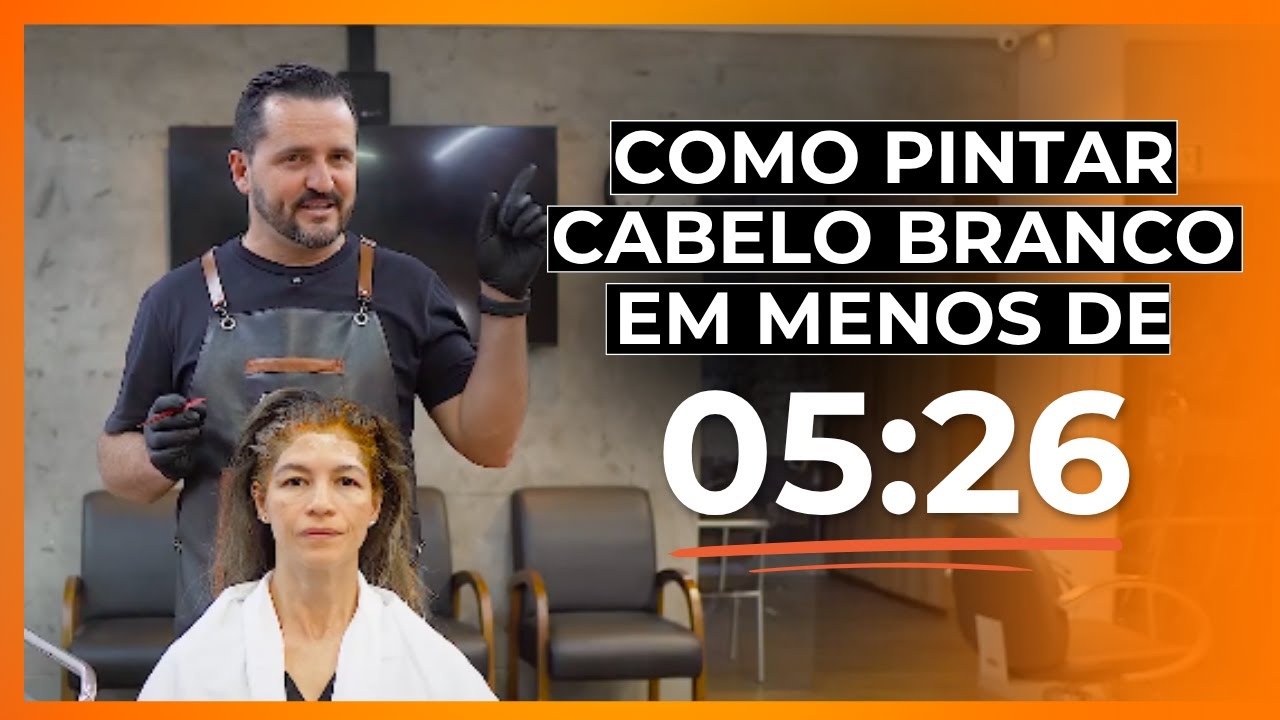 COMO PINTAR UM CABELO BRANCO PERFEITO! #salaodebeleza