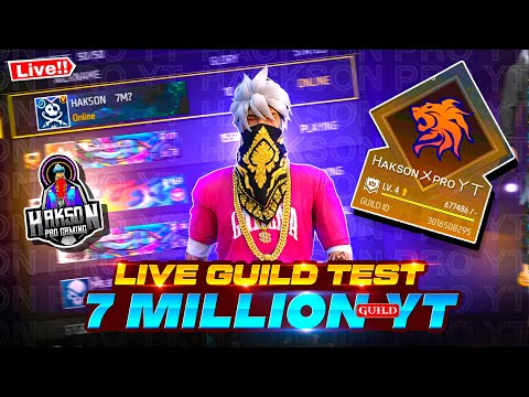 LIVE GUILD TEST FOR HAKSON PRO YT GUILD 