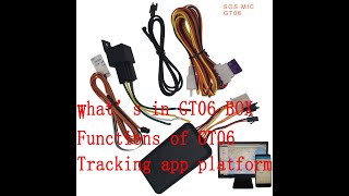 2021 GPS Tracker GT06 GT06N Localizador GPS para vehiculos, camiones  (APP & tacking platform)