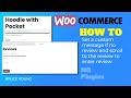 Add a custom message with a link to scroll to the review tab in WooCommerce - no plugin required