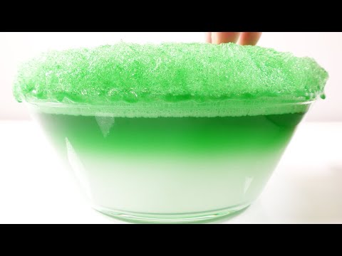 【ASMR】表面しゅわしゅわのアロエベラスライム💚🧼✨