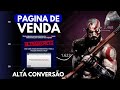 Pagina de venda com alta conversão; veja a estrutura que mais vende (disparado) Plr.