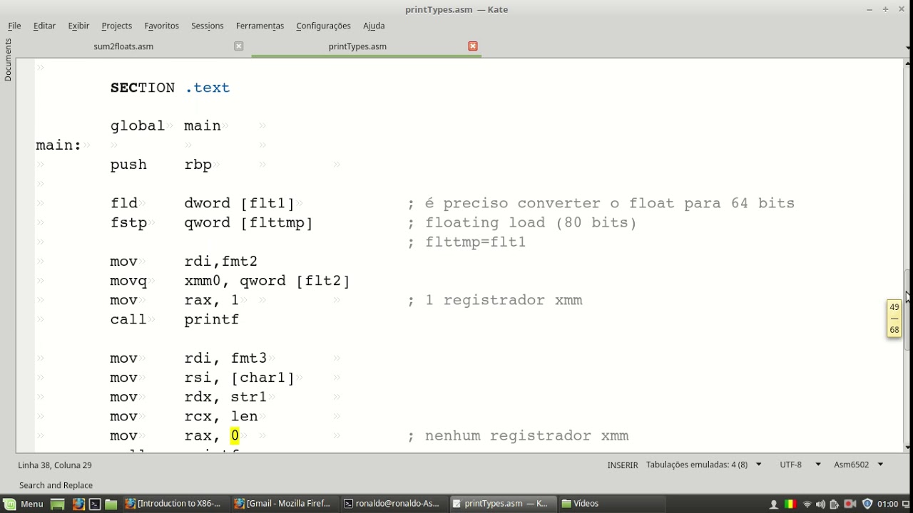 Assembly x86 64 - aula04 parte 03 camera iphone 8 plus apk