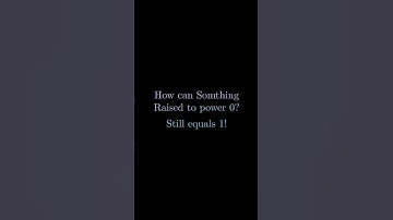 Why Anything to the Power 0 Equals 1! 🤯 | #shorts  #mathshorts #maths