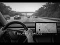 Blurred Miles Tesla Model Y Performance Afternoon Drive 4K POV