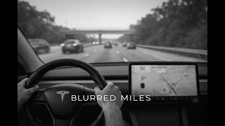Blurred Miles Tesla Model Y Performance Afternoon Drive 4K POV