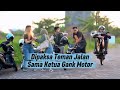 BARU DUA MINGGU JADIAN PACAR MALAH DIGODAIN KETUA GANK MOTOR &amp; DIPAKSA JALAN, Untung cowoknya datang