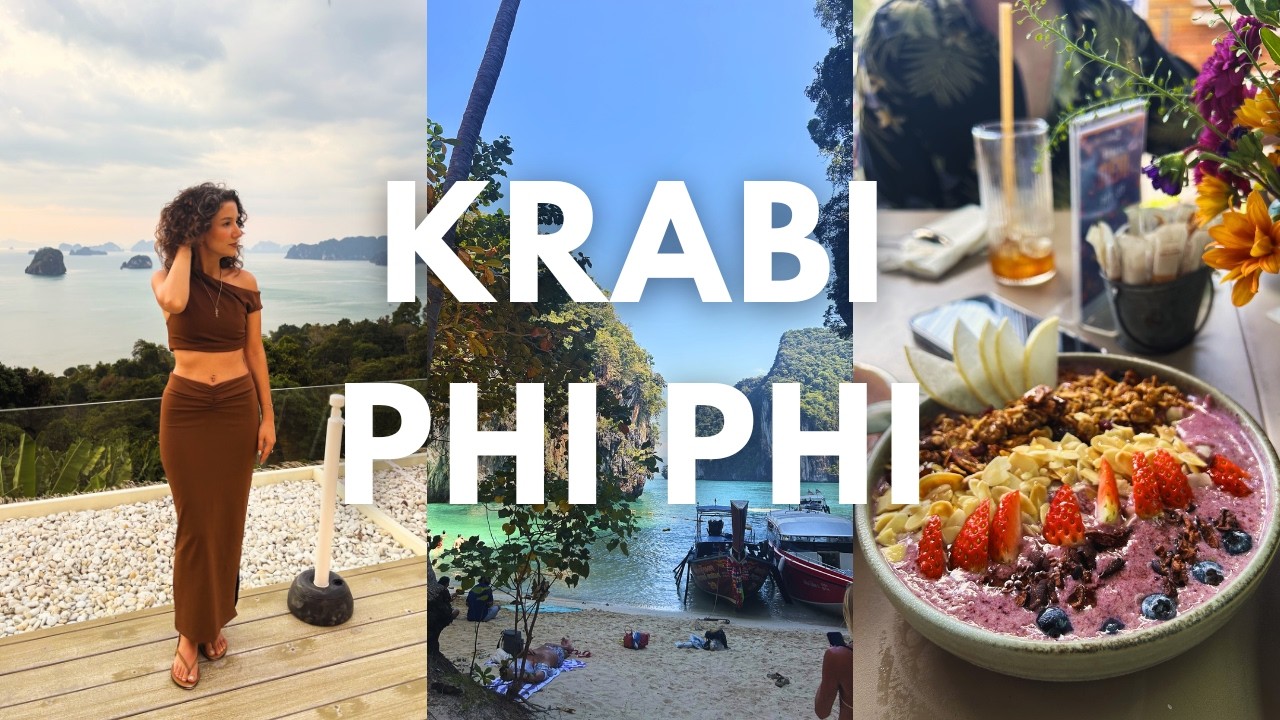 KRABİ - PHI PHI ISLAND | Tekne Turu, Ada Hayatı, Değişik Tatlar