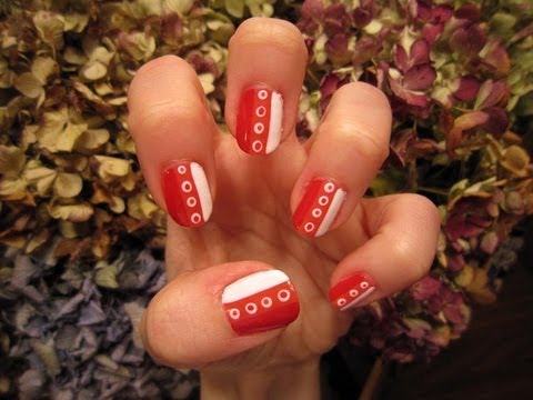 Diva Red Leopard Nail Art Tutorial 