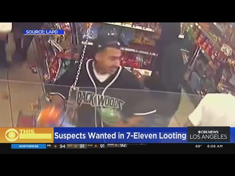 Search continues for mob of suspects who looted 7-Eleven following street takeover in Harbor-Gateway
