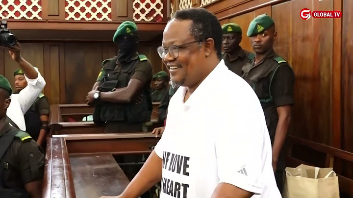 TUNDU LISSU ALIVYOFIKISHWA NDANI ya MAHAKAMA KUU - KUSIKILIZA MAREJEO ya KESI YAKE ya UCHOCHEZI....