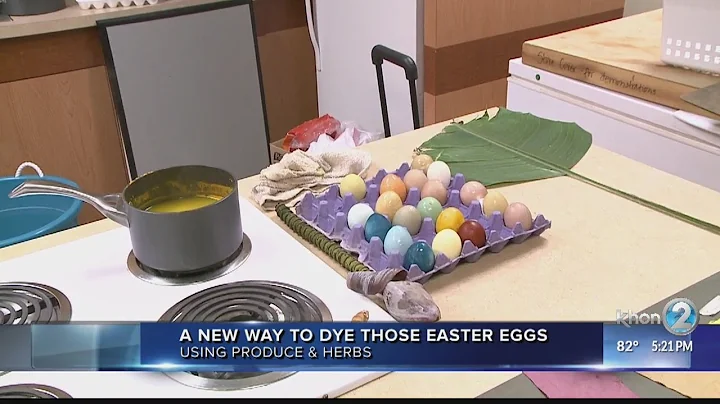 A new way to dye Easter eggs