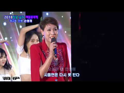 가수 손영희 /  최고의인생 (2018 창녕 남지 백일홍가요 음악회 초대가수)