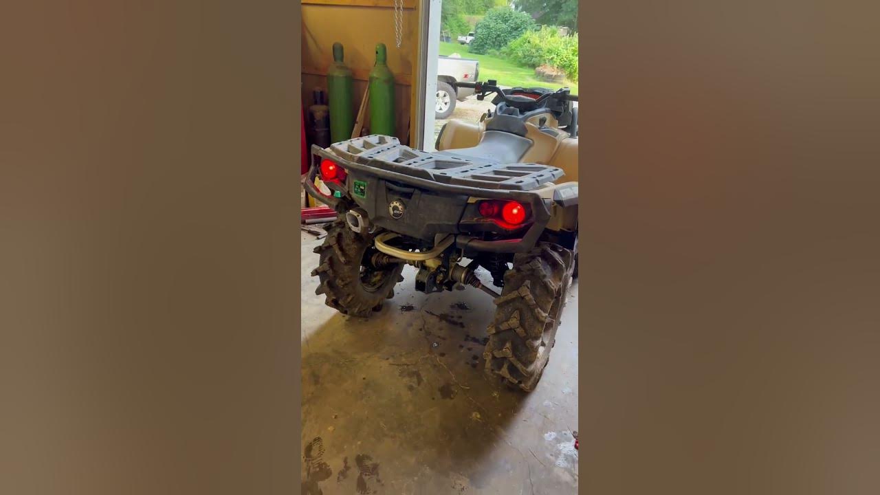 RJWC G2 APX exhaust on 2022 can am outlander 850 xmr YouTube