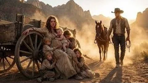 🔥You’re Coming With Me” the Cowboy Said—Seeing the Pregnant Widow Struggling to Pull the Wagon With…