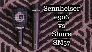 Shure SM57 vs Senneheiser e906 Guitar Amp Microphone Shootout