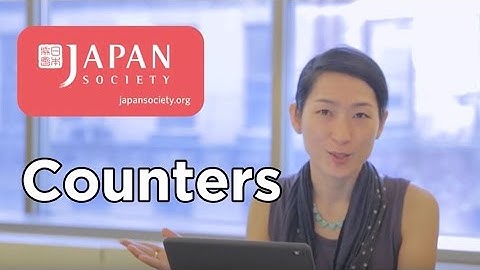 Uki Uki Japanese Lesson 41 - Counters
