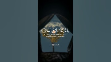 ﴿إذا زلزلت الارض زلزالها...﴾ تلاوة خاشعة للقارئ الشيخ أحمد العجمي🌾