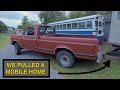 Ford 300 4.9 inline 6 Towing A Small Mobile Home