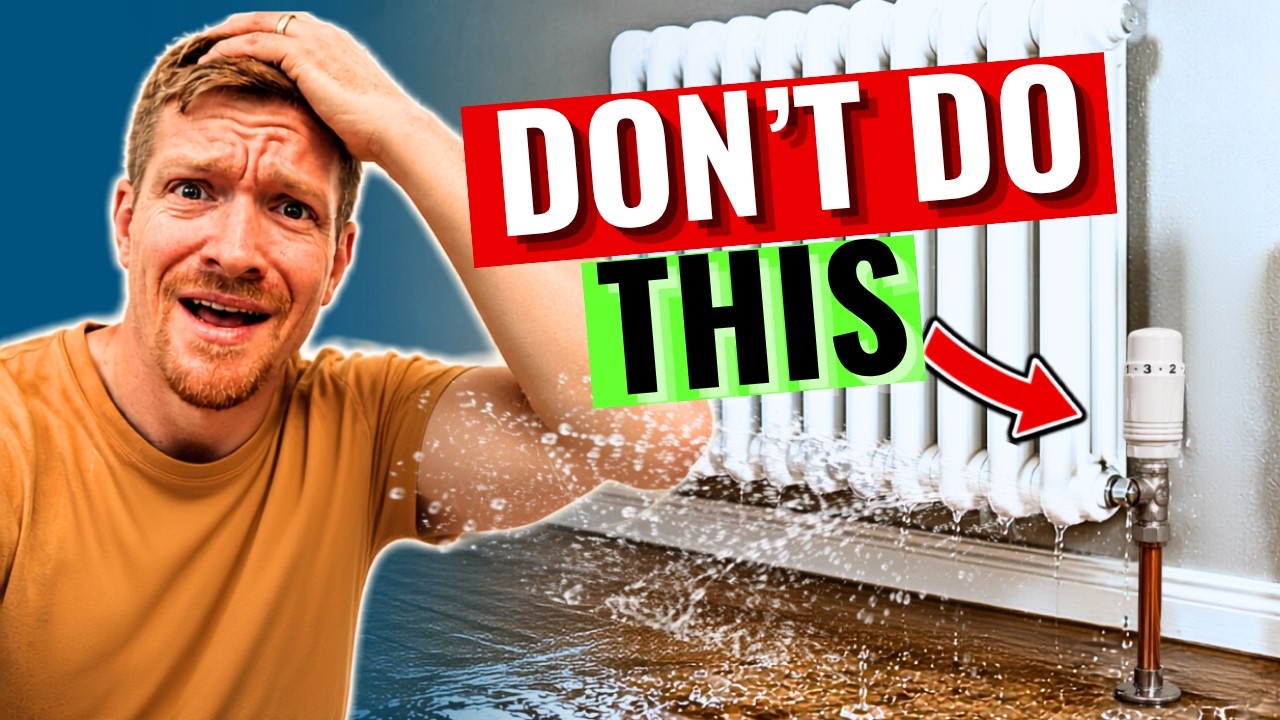 *WATCH THIS Before Removing A Radiator (THIS MISTAKE FLOODED MY HOUSE ...