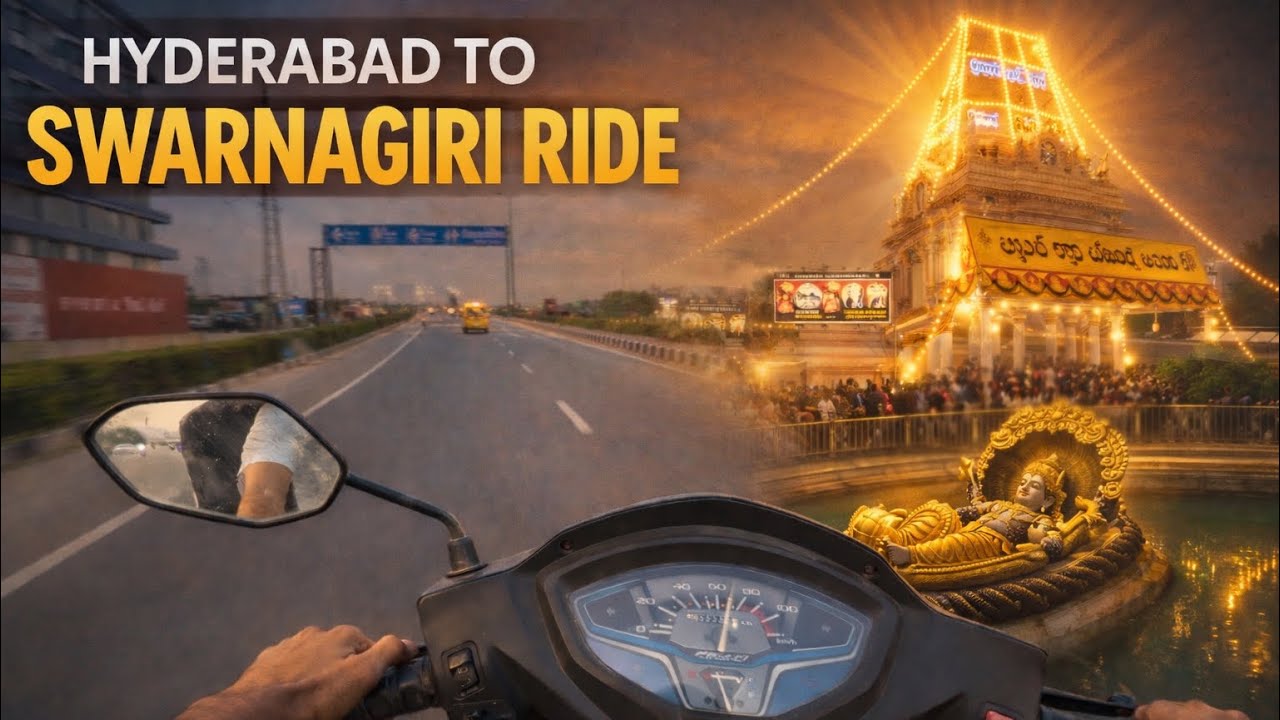 HYDERABAD TO SWARNAGIRI RIDE #swarnagiritemple #motovlog #shivaratri #telugu #viral 