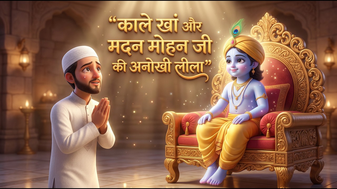 ✨ काले खां और मदन मोहन जी की अनोखी लीला ✨🙏💫 @BhajanMarg #indreshji #krishnaleela #shortsfeed