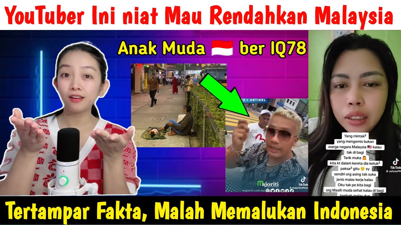 MEREKA INGAT TU ORANG MALAYSIA, TAK SANGKA PENGEMIS TU WARGA INDONESIA, Trus MALU