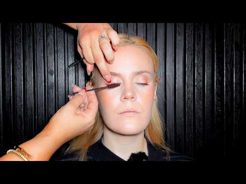 ASMR professional makeup artist does my makeup ​⁠(Unintentional ASMR, real person ASMR)