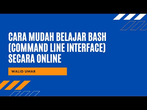 cara mudah belajar bash (command line interface) secara online