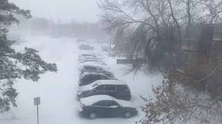 #Snowstorm #Blizzard  8th Nov, 2020, Saskatoon, Saskatchewan, Canada