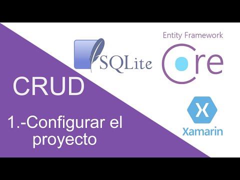 1.-Configurar el proyecto - CRUD SQLite Entity Framework Core | Xamarin