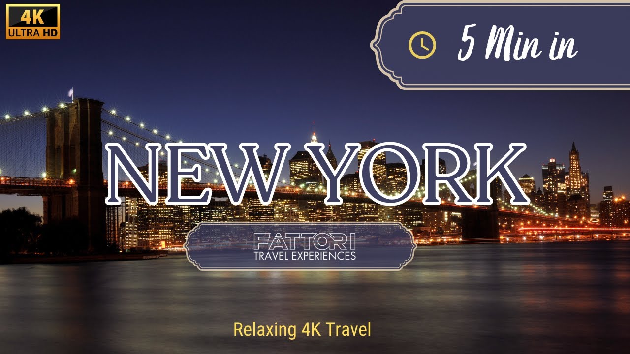 5 Minutes in New York City | Relaxing 4K Scenic Tour | NYC Travel ...