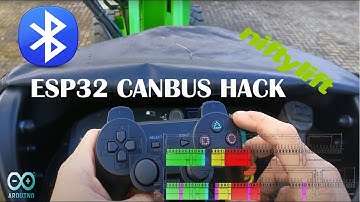 + ESP32 + PS3 Controller + Can bus  + Niftylift HR15 CANBUS HACK +